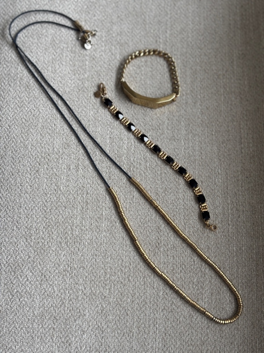 Madewell Jewelry Bundle Necklace 2 Bracelets Fashion - Picture 5 of 5